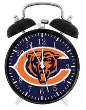   Chicago Bears Alarm Desk Clock Home or Office Decor F17 Nice Gift