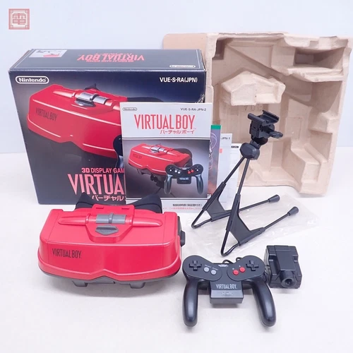Nintendo Virtual Boy Console VUE-S-RA Vintage Retro Game with Box Set