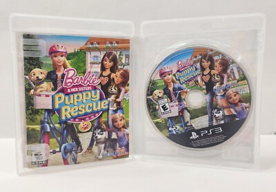 Barbie & Her Sisters Puppy Rescue (Sony PlayStation 3, PS3, 2015) Manual Incld.
