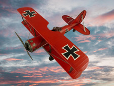 Handarbeit, Doppeldecker, Blechflugzeug, Deko, Modellflugzeug, 60cm Spannweite 