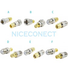 1pcs SMA RP-SMA Male Female to F Male Female Plug Jack RF Adapter Coax Connector