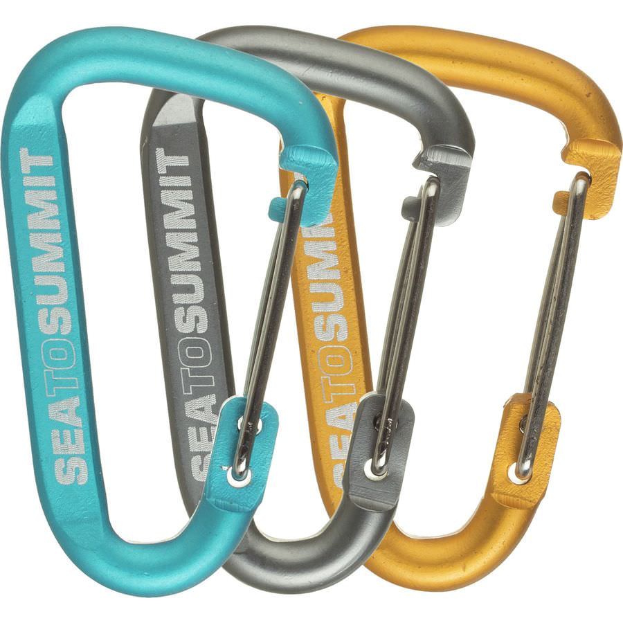 Sea To Summit Accessory Carabiner (Pack of 3) - Assorted