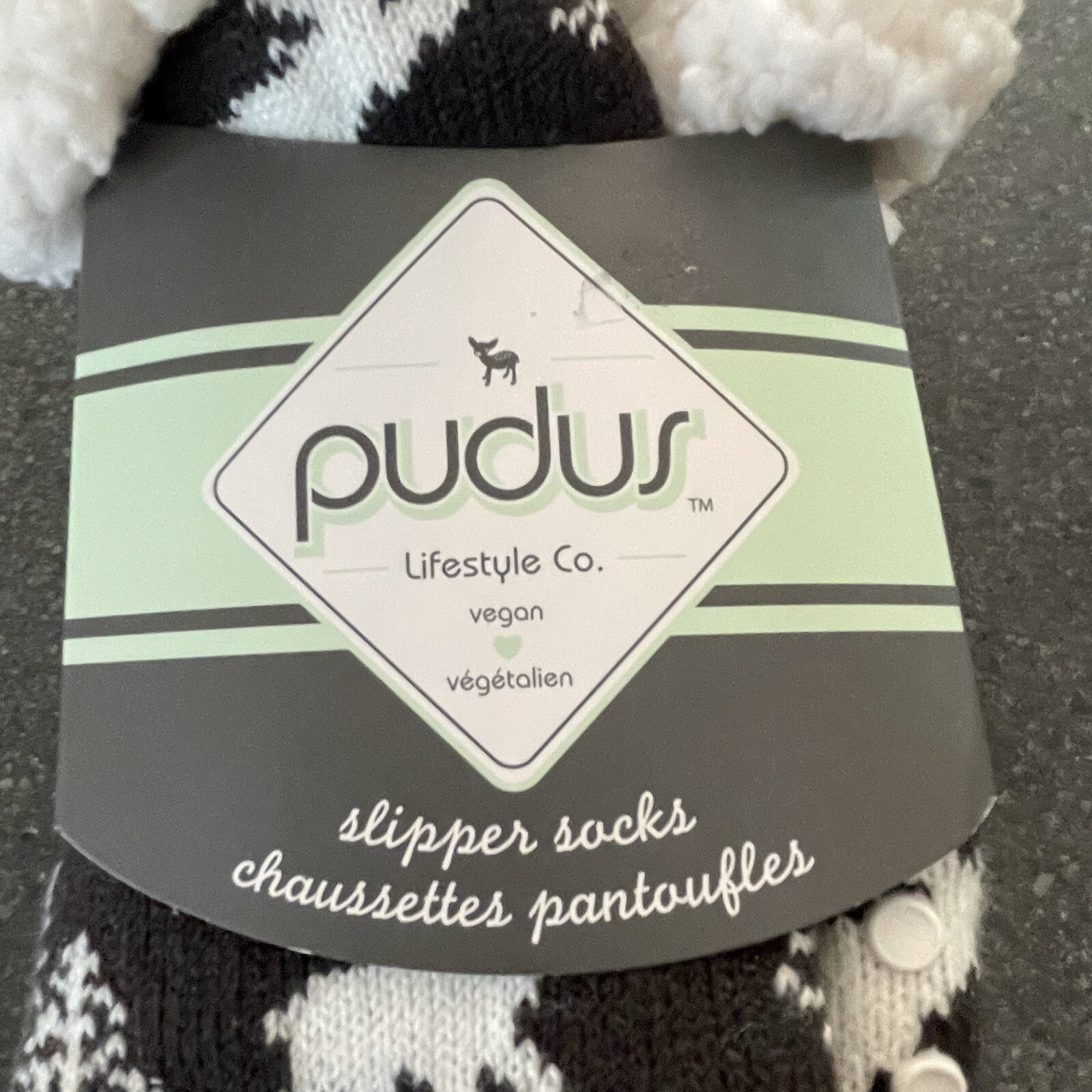 SAOLA Calze Pantofole Pudus Albero Caldo Cervo Tema Ourdoor Impugnatura Antiscivola Suola Vegana