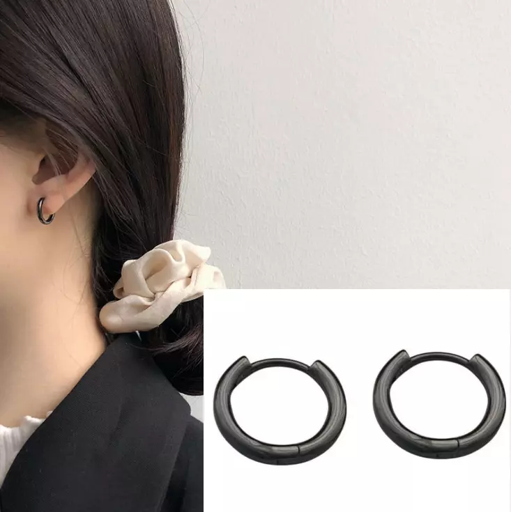 Alloy Party Crystal Black Girl'S Earrings, 8g, Earring Length: 2.8cm at Rs  52/pair in Ghaziabad