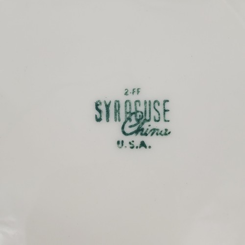 Lot BPOE ELKS Club White Lunch & Bread Plate Syracuse China Restaurant 2-FF 1951 - Picture 7 of 9