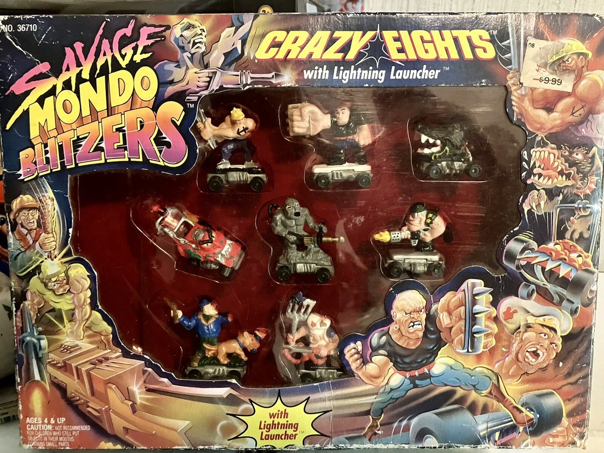 1992 Kenner Crazy Eights Savage Mondo Blitzers Missing Lighting