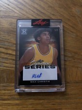 2023 leaf signature series Max Christie RC #BA-MC1 Los Angeles Lakers 1/1