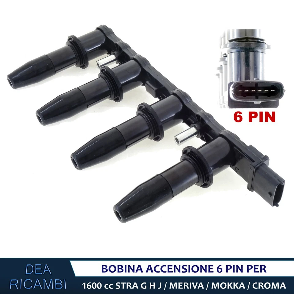 Bobina Accensione per OPEL 1.6 1.8 CORSA D INSIGNIA MOKKA SIGNUM VECTRA BAPL007 - Imagen 4 de 4