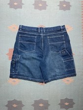 Vintage y2k baggy jeans shorts jorts cargo carpenter wide leg skater hip hop 40