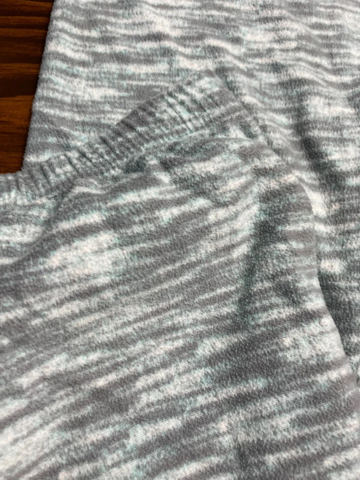 Pantalones Sonoma, para mujer talla mediana, azul gris, polar, pijama, pull on Foto 3 de 4