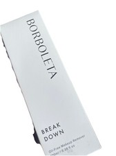 Borboleta Break Down Oil-Free Makeup Remover Full Size 3.38 Fl Oz NWB