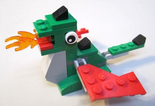 Lego Dragon - Retired (45 pieces) #40098 - Picture 1 of 6