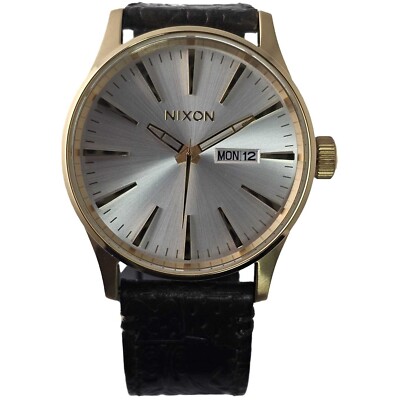 Nixon X Steven Harrington Sentry Leather Limited Edition Gold