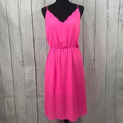 bright pink summer dress