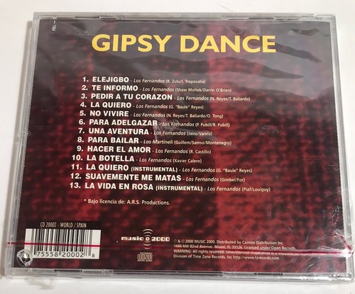 NEW - LOS FERNANDOS - GIPSY DANCE (CD 2000) **13 TRACKS** SEALED! - Picture 2 of 2