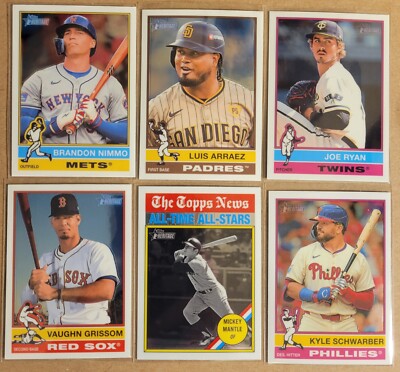 2025 Topps Heritage CHROME PARALLEL SP's/ #'s 1-500 YOU PICK! Buy 1/ Get 1 FREE!