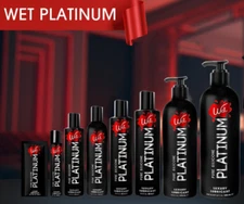 Wet Platinum Silicone Based Lube Ultra Long Lasting Premium Lubricant