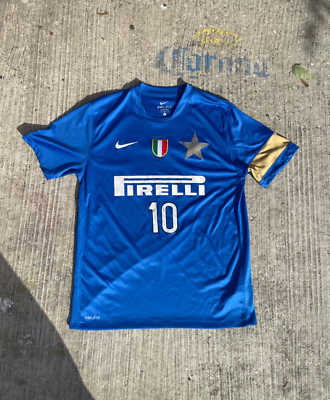 2010-2011 Nike Inter Milan Training Shirt Match Worn | eBay