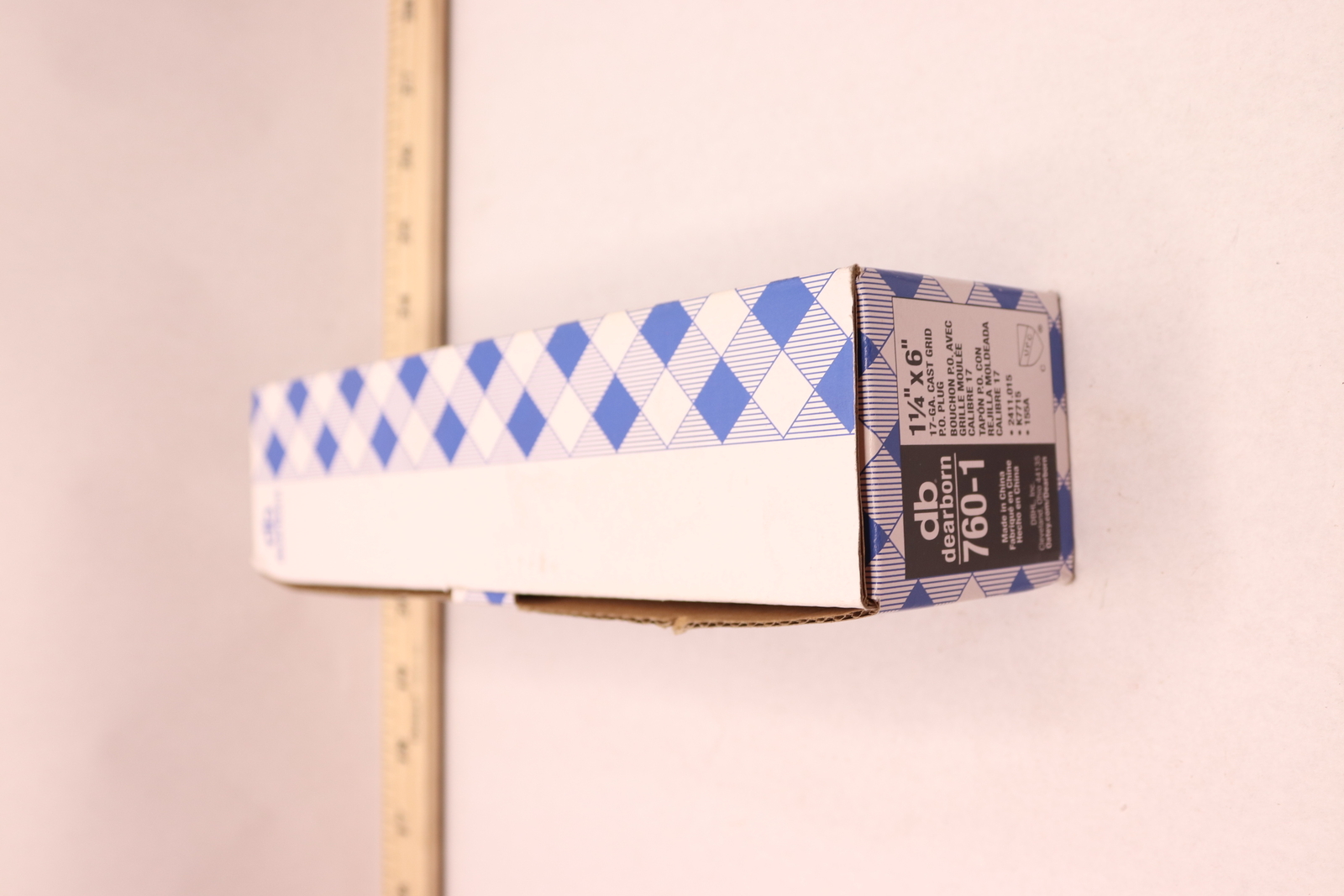 Dearborn Brass 7601 Semicast Grid Patent Overflow Plug With 6inch