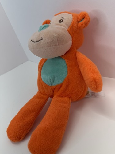 Animal Adventure Orange Monkey Plush 11" Sweet Sprouts Stuffed Animal Tag Toy - Picture 4 of 10