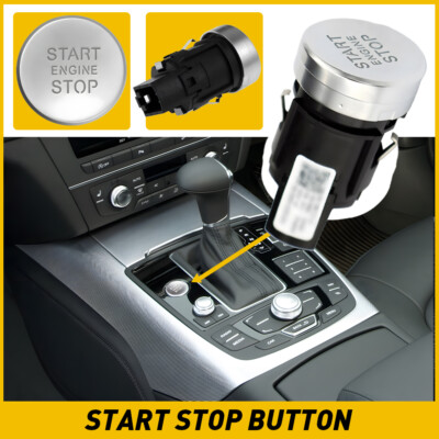 #ad #ad OEM Keyless Push Start Stop Button Go Engine Ignition Switch For Audi 2012 2018 $15.19