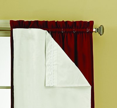 Eclipse 54-Inch by 60-Inch Thermaliner Blackout Panel, White (Single Panel)