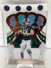 2020 Chronicles Draft Picks Crown Royale Mirror Holo Brian Lewerke Rookie RC