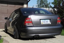 Mk4 New 99 00 01 02 03 04 05 Volkswagen Jetta Gli Style Dual Rear Lip Kit