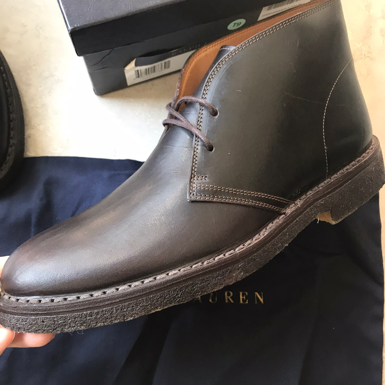 Chukka Leather Boots Shoes 10.5 