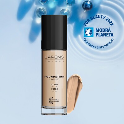 Larens Colour Liquid Foundation Glow Warm Dark 01,02 oder 03