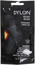 Dylon Permanent Fabric Dye 1.75oz-Velvet Black, Set Of 3