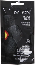 Dylon Permanent Fabric Dye 1.75oz-Velvet Black, Set Of 3