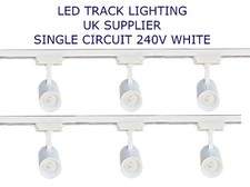 3 Spot 3 Way LED Adjustable Ceiling Bar Spotlight Track Lighting Single Circuit 