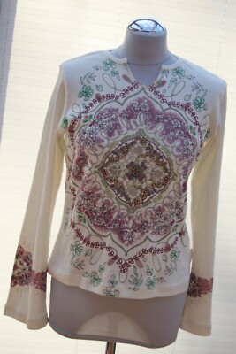 Shirt T- Shirt Qiero  Neuwertig GR.38,  Baumwolle,  Sehr Schön