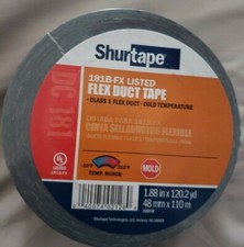 Shurtape 1.88 in. x 120.2 yds. Flex Duct Tape BLACK