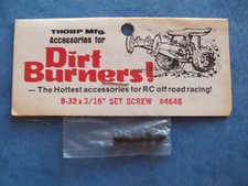 VINTAGE THORP DIRT BURNERS 4646 8-32 X 3/16'' SET SCREW KYOSHO OPTIMA 4646 NIP