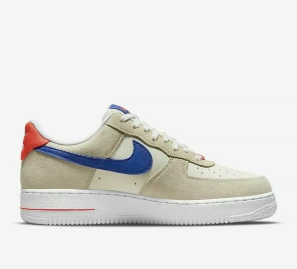 Size 14 - Nike Air Force 1 '07 LV8 Coconut Milk Hyper Royal 2021 for sale online | eBay