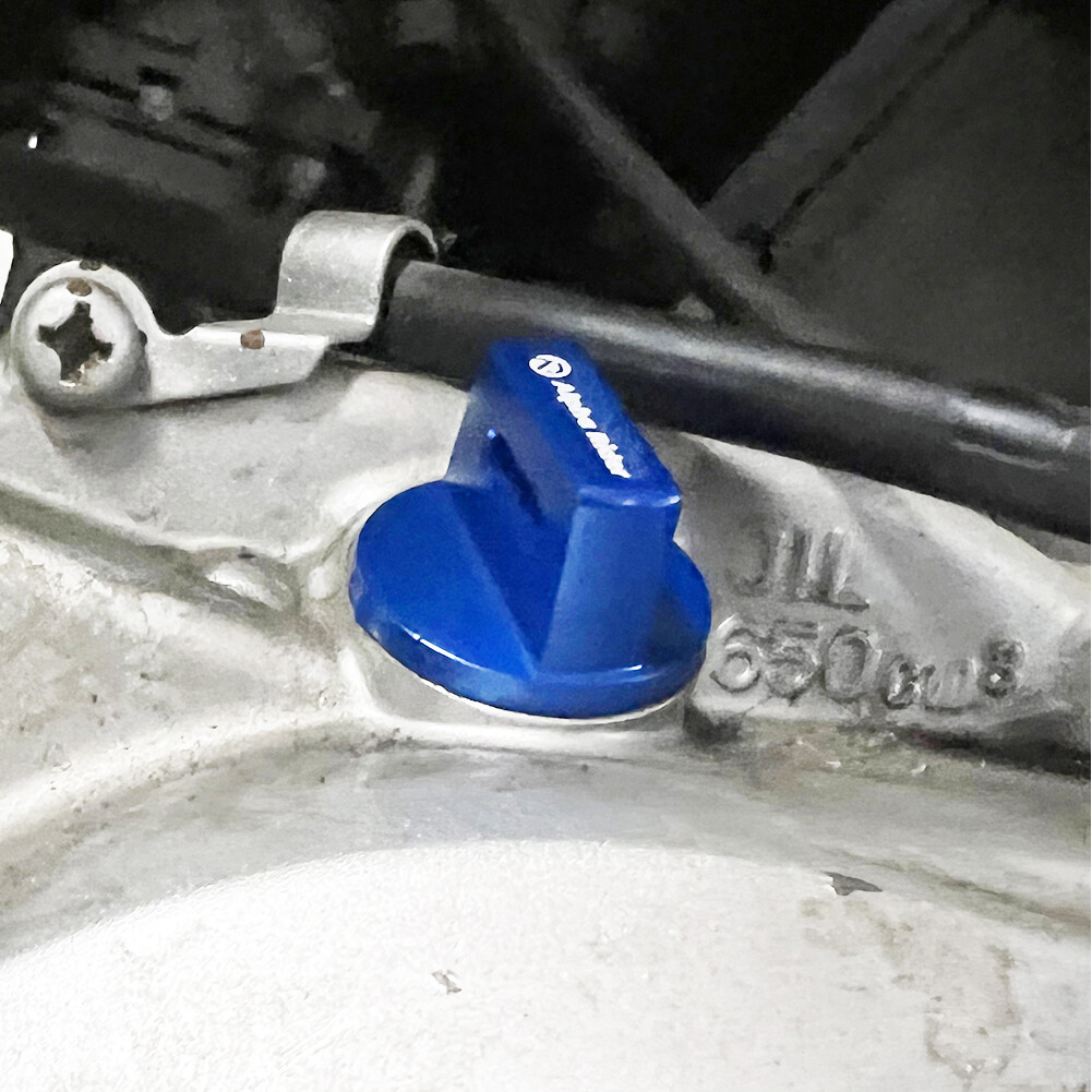 For Yamaha Blaster YFS200 Billet Oil Cap Plug Oil Fill Plug Blue 3Y1