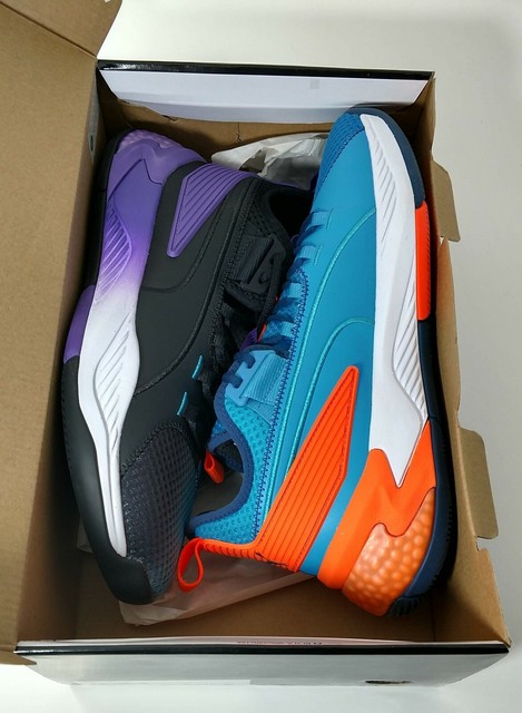 orange puma basketball shoes