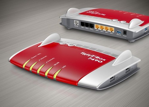 AVM FRITZBox 7490 WLAN Router Modem VDSL ADSL DSL WiFi AC + N MESH DECT VPN ISDN - Bild 4 von 10
