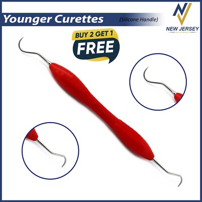 Dental Younger-Good Curettes 7/8 Universal Silicone Handle Periodontal Hygienist