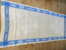 Rollcloth  Manglecloth Mangle Roll  Cloth Antique  Tablecloth Halflinen Dutch