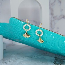 Premium schöne edle Perlen Quaste Sterling Silber Ohrringe feiner Schmuck