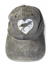 Gray T-Rex Adjustable Men's Baseball Cap Dinosaur Classic Casual Hat