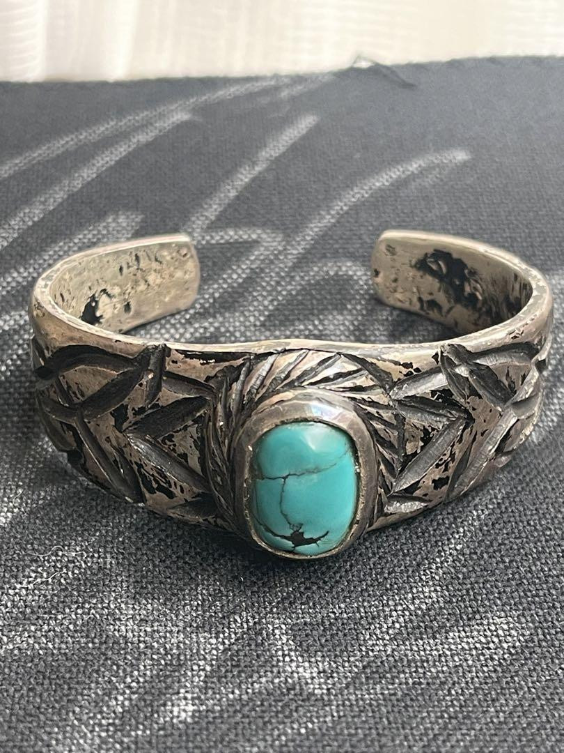 Isamu Katayama Backlash Jun Uezono Turquoise Bangle One-Of-A Isamu Katayama Backlash Jun Uezono Turquoise Bangle One-Of-A