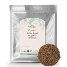 Starwest Botanicals Organic Anise Seed - Loose 1 Pound Pack of 1 , No Color
