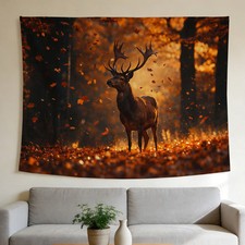 Deer Tapestry - Autumn Style for Home and Fes...