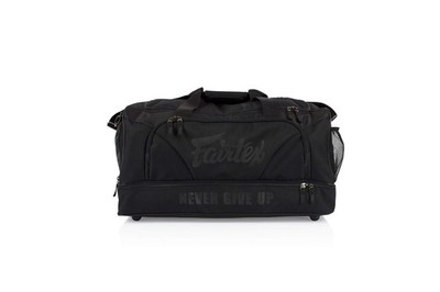 Fairtex Gym Bag Gear Equipment for Muay Thai, Boxing, Kickboxing, MMA Black