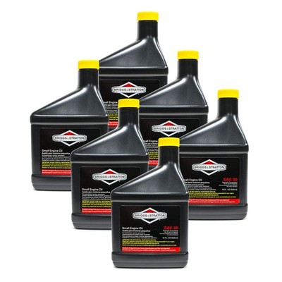 Briggs and Stratton 100005 SAE 30W Engine Oil 18oz (Pack of 6) 