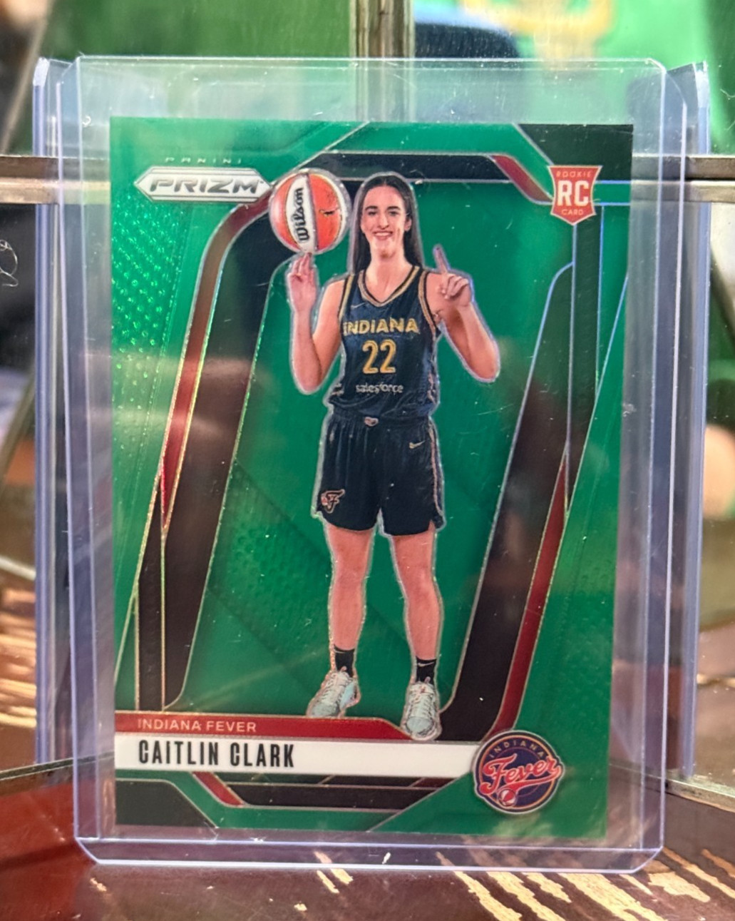2024 Panini Prizm WNBA - Caitlin Clark #145 Green Prizm (RC) Mint Rookie Card